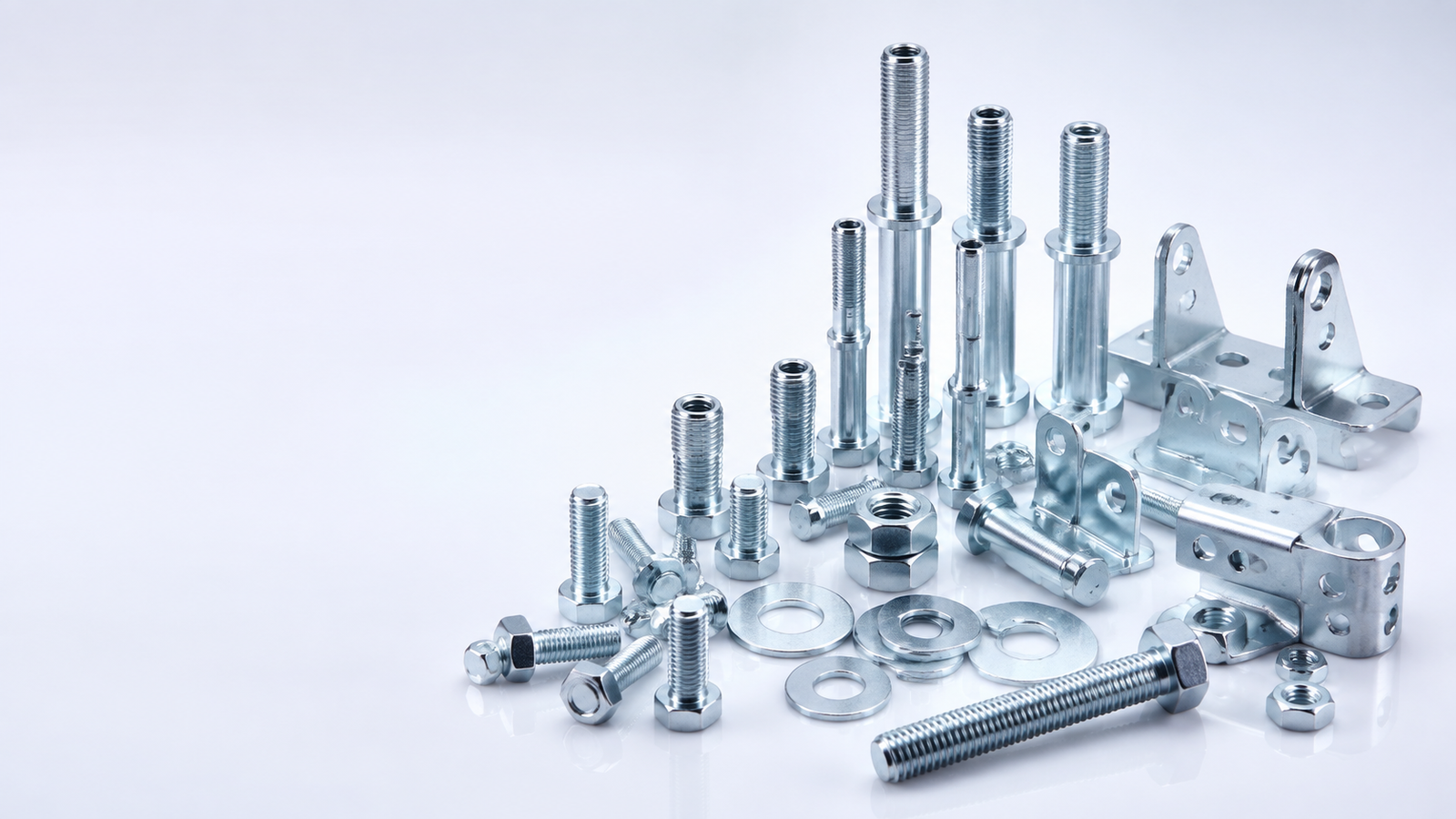 Komponen logam dengan hasil electro plating presisi